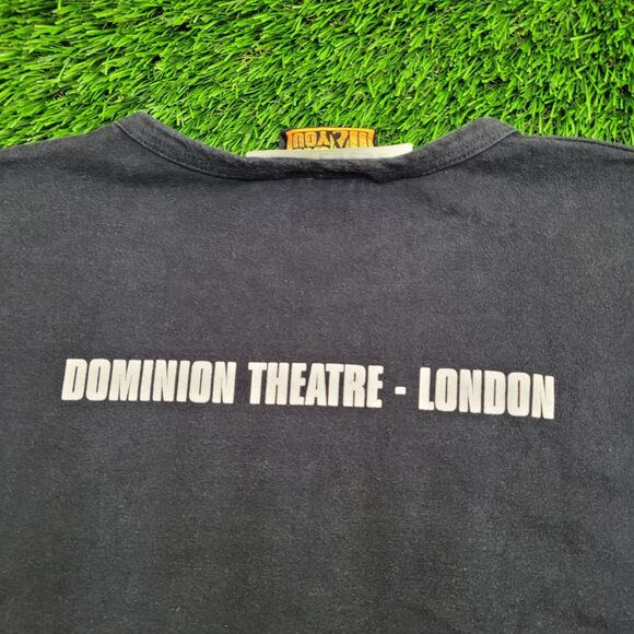 Vintage Y2K Rocker Shirt Medium 20x26 Black We-Will-Rock-You - Picture 14 of 15